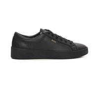Leather Trainers with Laces - male - Boss - Sneakers - Black - 11 UK - Shoes 11 UK