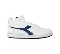 Leather Trainers with Print Rubber Sole - male - Diadora - Sneakers - White - 6 UK - Shoes 6 UK