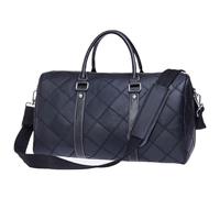 Leather Travel Bag Carry On Hand Bag Travel Bags Luggage Men's Travel Duffel Bag Genuine Leather Big Weekend Bags Totes Weekend Bags(Black)
