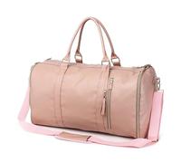Leather Travel Bag Convenient Travel Carry on Clothing Bag Large PU Leather Luggage Bag Fashion Travel Bag(Black)