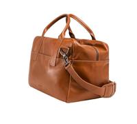 Leather Travel Bag Nomad Nordweg NW081A | Full-Grain Leather Duffel for Weekender, Cabin, Carry-On, Luggage | Stylish, Caramel, Travel Bag