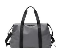 Leather Travel Duffel Bag Large Capacity Portable Travel Bag for Men's Short Distance Portable Luggage Bag for Travel, Business Trips, Sports Storage for Travelling(Grey)