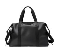 Leather Travel Duffel Bag Large Capacity Portable Travel Bag for Men's Short Distance Portable Luggage Bag for Travel, Business Trips, Sports Storage for Travelling(Black)