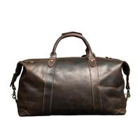 Leather Travel Duffel Bag Travelling Handbags for Men Male Genuine Leather Duffle Bag Weekender Hand Bag for Man Anti Theft Men's Shoulder Bag for Travel for Travelling