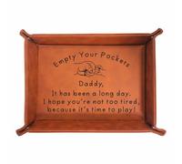 Leather Tray for Dad, Sentimental Gifts for Husband, Father & Stepdad