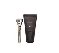 Trumpet Valve Guard Genuine Leather of protection and comfort (Pouch Single, Black)