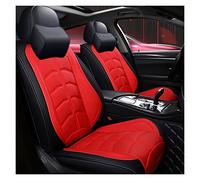 Leather Universal Car Seat Cover For Subaru For Tribeca For Forester For Impreza Xv For Outback For Opel For Astra H J For Insignia For Zafira Seat Protector Cover(RED BLACK,Luxury)