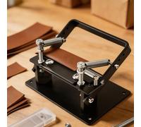 Leather Upgraded Manual Skiving Machine, Leather Working Tools Leather Cutting Machine With 10 Cutting Thinning Tools, Thinning Width: 0-80mm, For Diy Leathercraft