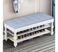 Leather Upholstered Entryway Bench With Acrylic Legs,2-layer Rack Lift Top Storage Bench,Rustic Entry Organizer-A 110x30x48cm(43x12x19inch) (D 70x30x48cm(28x12x19inch))