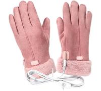 Leather USB Mittens Gear Gloves 5v Heated 3 for Women Winter