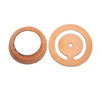 Leather Valve Cup For No 2 Pitcher Pump Hand Well Pump Replacement Kit Long-lasting Brown Leather Pad And Lower Valve Leather Easy Install For Household Or Outdoor Use
