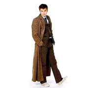 Leather Verse Doctor Coat Trench Coat Costume Dr. Who Collection 2XS-4XL