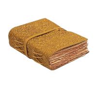 LEATHER VILLAGE Leather Bound Floral Embossed Journal for Women Men - 200 Pages, 6”X4”(A6), Suntan - Book of Shadows, Vintage Watercolor Paper, Notebook for Writing, Drawing, Sketchbook