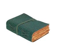 LEATHER VILLAGE Leather Bound Floral Embossed Journal for Women Men - 200 Pages, 8”X6”(A5), Turquoise - Book of Shadows, Vintage Watercolor Paper, Notebook for Writing, Drawing, Sketchbook