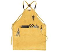 LEATHER VILLAGE Multipurpose Apron for Men Women with Pockets Cotton Canvas | Cross Back Work Aprons with Adjustable Strap for Kitchen, Cooking, Artist, Painting, Grilling, Gardening, Barber (M to XXL)