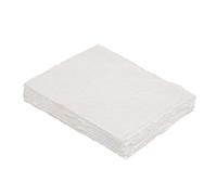 LEATHER VILLAGE Watercolor Paper, 140lb(300gsm), 8x6 Inches, 25 Sheets, Handmade Deckle Edge Paper, Textured, Mixed Media, Cold Press Pad for Calligraphy, Sketching, Crafts and Painting