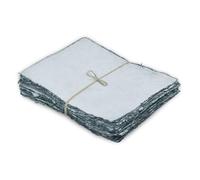LEATHER VILLAGE Watercolor Paper - 7.5 X 11.5 inches, 50 Sheets - Mixed Media Watercolor Paper - 150 GSM Thick Deckle Edge Virgin 100% Cotton Handmade Paper - Grey Toned