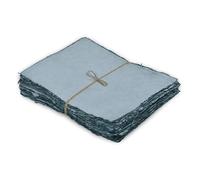 LEATHER VILLAGE Watercolor Paper - 7.5 X 11 inches, 50 Sheets - Mixed Media Watercolor Paper - 150 GSM Thick Deckle Edge Virgin Cotton Handmade Paper - Grey Toned