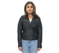 Leather Vintage Brando Biker Jacket-Orlando Infinity Leather Black 22