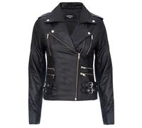 Leather Vintage Brando Biker Jacket-Orlando Infinity Leather Black 8