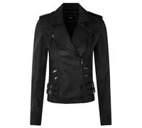 Leather Vintage Brando Biker Jacket-Orlando Infinity Leather Jet Black 20