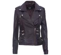 Leather Vintage Brando Biker Jacket-Orlando Infinity Leather Purple 16