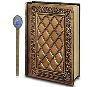 Leather Vintage Embossed Cover Notebook Life Story Book Blank Hardback Scrapbook Travel Ultra Thick Writing Journal Work Diary