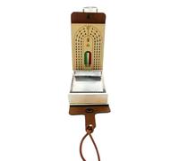 Leather W raparound Touring Cribbage Board, with Playing Card, 10x7x3cm, Cribbage B oard Game Set, Game Travel C ribbage Board, S mooth Card Handling, for Solo, Group Play, Family Gathering, Travel