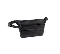 Leather Waist Bag Matties Bags Noir 28x15,5 cm