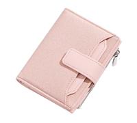 Leather Wallet - Cute Credit Card Holder for , Travel Friendly, Versatile Wallet , Small Coin Purse with Compact Design, Tiny Change Bag for , Girls, Daily, light pink, Siehe