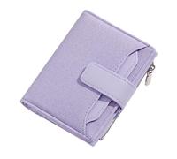 Leather Wallet - Cute Credit Card Holder for , Travel Friendly, Versatile Wallet , Small Coin Purse with Compact Design, Tiny Change Bag for , Girls, Daily, Purple, Siehe