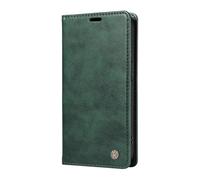 Leather Wallet Folio Case For IPhone 17/17 Air/17 Pro/17 Pro Max, Card Holder Cover With Magnetic Closure & Shockproof Shell For Men And Women(Green1,17)