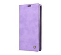 Leather Wallet Folio Case For IPhone 17/17 Air/17 Pro/17 Pro Max, Card Holder Cover With Magnetic Closure & Shockproof Shell For Men And Women(Purple,17 Pro)