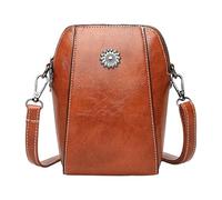 Leather Wallet For Mobile Phone | Vertical Leather Phone Bag, Mobile Phone Bag For Cash, Glasses, Keys, Passport, Work, Dating, Shopping, Travel