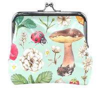 Leather wallet for women, floral design, beige, floral nature beige, UNITALLA, Floral Nature Beige, UNITALLA, Classic, Floral Nature Beige, UNITALLA, Classic