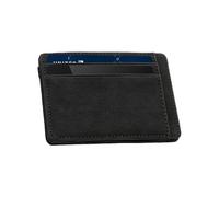 Leather Wallet - Money Wallet for Men | Accessory for Small Bifold Men | Minimalist Money Organizer With Magic Clip Holders | Cards And Cash Organizer For Men Wom, Black, Fare riferimento alla