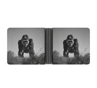Leather Wallet Slim Durable Credit Card Holder Personalized Biont In The Grass Printing Wallet For Men & Women Perfect For Work Travel, style, One Size, Foldable Pu Wallet