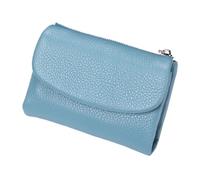 Leather Wallet, Small Artificial Compact, Leather Wallet for Women, Lightweight Modern Design, Easy to Use Closure, Fashion Tool, Card Money Accessory for College Adults 5.31x3.94x1.18 Inches