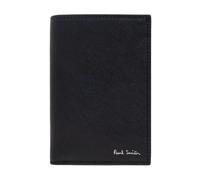 Leather Wallet With Logo - male - Paul Smith - Wallets & Cardholders - Black - ONE SIZE - Accessories ONE SIZE