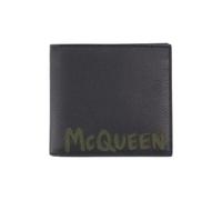 Leather wallets - male - Alexander McQueen - Wallets & Cardholders - Black - ONE SIZE - Accessories ONE SIZE