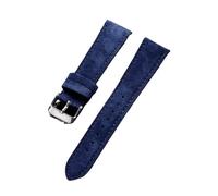 Leather Watch Bands Classics 20mm 22mm Universal Vintage Quick Release Wristband Belt For Women Elegant Band(Blue,20mm)