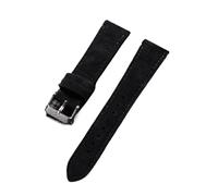 Leather Watch Bands Classics 20mm 22mm Universal Vintage Quick Release Wristband Belt For Women Elegant Band(Black,20mm)