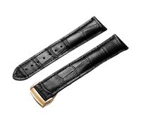 Leather Watch Bands for Omega Seamaster De Ville Speedmaster | Genuine Replacement Handmade Leather Straps Butterfly Buckle Casual Men Women