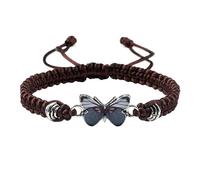 Leather Watch Bracelet for Men Butterfly Bracelets For Adjustable String Butterfly Bracelets For Women Cute Butterfly Charm Bracelets Teenage Watch Boys