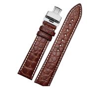 Leather Watch Strap Compatible With Longines Butterfly Clasp Replacement