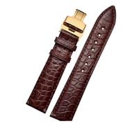 Leather Watch Strap Compatible With Longines Butterfly Clasp Replacement