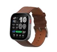 kwmobile Leather Strap for Amazfit Bip Max/Amazfit Bip 6 Watch Strap - Fitness Tracker Replacement Watch Band - Sports Wristband with Clasp