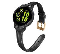 Leather Watch Strap for Garmin Approach J1/Forerunner 570 42mm/Vivoactive 6/5/Venu Sq 2/Sq 2 Music, Women Elegant Slim Wristband 20mm Quick Release Wristband for Garmin Forerunner 165