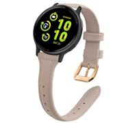 Leather Watch Strap for Garmin Forerunner 170/170 Music/Forerunner 70/Approach J1/Forerunner 570 42mm, Women Elegant Slim Wristband 20mm Quick Release Wristband for Vivoactive 6/5