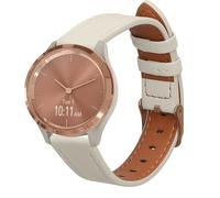 Leather Watch Strap for Garmin vivoactive 6 vivomove Trend Forerunner 55